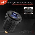 A-premium Utv Dual Battery Isolator Connect Monitor Kit Compatible With Honda Pioneer 1000 700 500 Talon Polaris General 1000