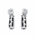 Smt- Eagle Hawk Shape Rider 1 4 Stiletto 4475 Foot Peg P-clamps Compatiable With Shadow Ace Magna Valkyrie Black Body Rubber P