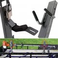 Elitewill Locking Single Trimmer Rack Trim Line Holder Fit For Open Landscape Trailers Racks