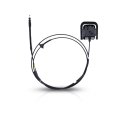 Hood Release Cable With Handle Ford Fusion 2006 2007 2008 2009 Black Plastic And Metal Replacement For 6e5z16916ae 6e5z16916ah 