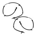 Rear Abs Speed Sensors Ford E 350 Super Duty 2006 2007 Pair For Driver And Passenger Side Spindle Mounted With Traction Control 