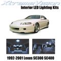 Xtremevision Lexus Sc300 Sc400 1992-2001 5 Pieces Cool White Premium Interior Led Kit Package Installation Tool 