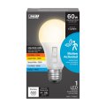 Feit Electric Led Motion Sensor Light Bulb A19 60w Equivalent 5cct Non-dimmable E26 Medium Base 90 Cri 800 Lumens Adjustable