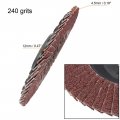 Uxcell Flap Disc 240 Grit 4 X 5 8 Abrasive Grinding Wheel Sanding Aluminum Oxide 5pcs