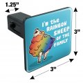 I M The Rainbow Sheep Of Family Gay Pride Tow Trailer Hitch Cover Plug Insert