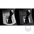 Nvcnx Real Carbon Fiber Gear Panel Set Center Console Kit Soft Sticker Car Interior Accessories For Infiniti G37 2008-2013 G35