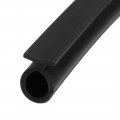Uxcell T-slot Mount Window Weatherstrip Seal 7mm Bulb Bubble For 5mm Slot 1 Meter Long Black