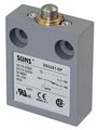 Suns International Sn3201-sp-c Plunger Compact Limit Switch W M12 Connector Side 