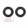 X Autohaux 50pcs M12 Rubber Oil Drain Plug Gaskets Replacement Fit For Chevrolet