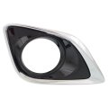 Fog Light Bezel For Toyota Venza 2013 2014 2015 2016 Front Passenger Side Chrome And Black Replacement To1039183 520300t010 