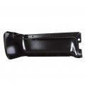 Hecasa Rear Bumper End Face Bar Compatible With 2009-2014 Ford F150 Cap Cover W O Sensor Hole Driver Side Black