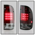 Acanii For 1995-2000 Toyota Tacoma Pickup Red Smoked Led Tail Lights Brake Lamps Replacement Pair Set Left Right
