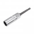Uxcell 16mm Spark Plug Socket Set 3 8 Drive 6 Point Deep Thin Wall With Hex Shank Power Drill Adapter