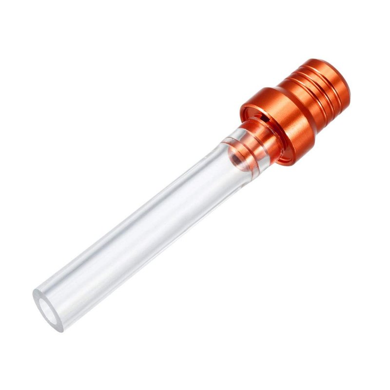 3pcs Breather Hose Gas Fuel Tank Cap 2 Way Vent Tube For Dirt Bike Motorized Bicycle Orange