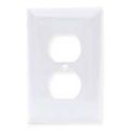 Bryant Electrical Products Huw Np8w Wallplate 1-gang 1 Dup White Case Of 25 