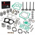 Piston And Ring Oversize 0 25mm Rebuild Kit For Ezgo Fuji Robin 295cc Eh29c Mci Engine 1991 2002 Gasket Seal Exhaust Intake