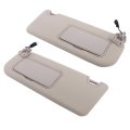 Driver And Passenger Side Sun Visor With Mirror Light Beige Replacement For Nissan Altima 2019-2024 96401-6ca3c 96400-6ca3c 