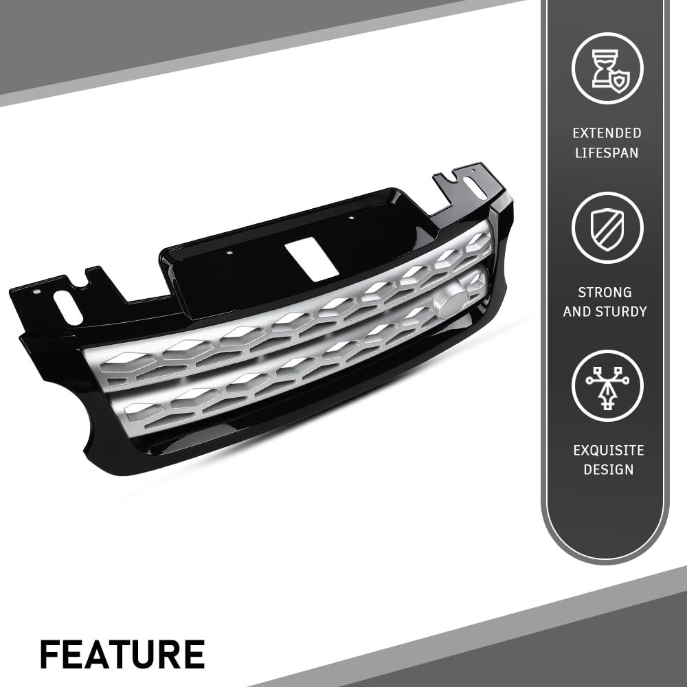Front Hood Center Grille Grill For Range Rover Sport 2014-2017 Lr054766 Lr044120