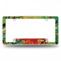 Rico Industries Rainforest Frogs All Over Automotive License Plate Frame For Car Truck Suv 12 X 6 