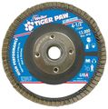 Tiger Paw Abrasive Flap Disc 5 In Conical Ty29 Phenolic Backing 40z Grit 7 8 Arbor Hole Pack Of 10 Model 51129 