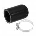 1 Set 35mm Id Silicone Coolant Cap With Clamp For Heater Bypass Vacuum Water Port Black 