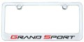 2010-13 Corvette Grand Sport Chrome License Plate Frame Bezel