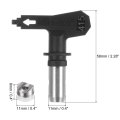 Reversible Spray Tips For Airlesser 415 Paint Spray Nozzle Sprayer Machine Parts Home Garden Building Fences Blacble Spray Tips