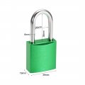 Uxcell 1-1 2 Inch Shackle Key Different Safety Padlock Aluminum Alloy Lock Green