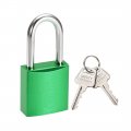 Uxcell 1-1 2 Inch Shackle Key Different Safety Padlock Aluminum Alloy Lock Green