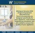 Whirlpool W10685193 Genuine Oem Inlet Fitting For Dishwashers Standard Brass Accessory A Replaces W10574777 Ps9493732 W10273460