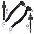 4piece Front Inner And Outer Tie Rod End Kit For Honda Accord 1990 1993 Ev283 Es3153 Es3154 