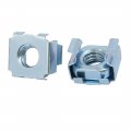 Uxcell 15pcs M8 65mn Spring Steel Captive Cage Nut Silver Tone For Server Shelf Cabinet