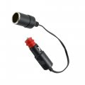 Uxcell 12v-24v 120w Vehicle Car Cigarette Lighter Female Socket Cable Extension