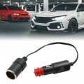 Uxcell 12v-24v 120w Vehicle Car Cigarette Lighter Female Socket Cable Extension