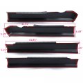 Rocker Panel Guard Sill Trim For 2009-2018 Dodge Ram Crew Cab Rocker Protector Cover Matte Black Textured Finish 14064