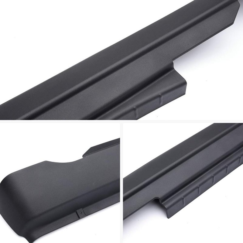 Rocker Panel Guard Sill Trim For 2009-2018 Dodge Ram Crew Cab Rocker Protector Cover Matte Black Textured Finish 14064