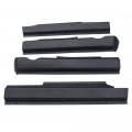 Rocker Panel Guard Sill Trim For 2009-2018 Dodge Ram Crew Cab Rocker Protector Cover Matte Black Textured Finish 14064