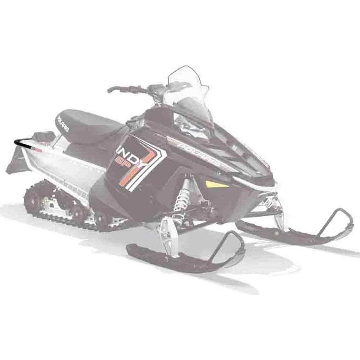 Pro Ride Ultimate Rear Bumper For All Terrain Vehicles Matte Black 2880341-458