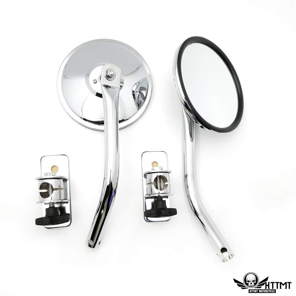 Smt- Mirror Relocation Pair For Wrangler Tj Jk 1997-17 Black Quick Release Chrome