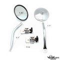 Smt- Mirror Relocation Pair For Wrangler Tj Jk 1997-17 Black Quick Release Chrome