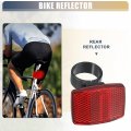 X Autohaux Bike Reflectors 2 8cm 1 10 Id Bicycle Warning Reflector Accessories Plastic Red