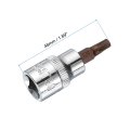 4pcs 3 8 Drive X T30 Torx Bit Socket S2 Steel Bits Cr-v Sockets 48mm Length Use With Ratchet Wrench Slide Bar Extension Rod