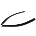 Auto Dynasty 2pcs Tape-on Window Visor Rain Guard For 2010-2014 Ford Mustang Coupe Shields Vent Shade Wind Deflector Acrylic 