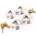 Red Hound Auto 4 Stainless Steel Armor Disc Padlocks Trailer Self Storage Locks Keyed Alike 