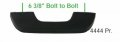 Stock Arm Rests Fits Beetle 73-79 Super Black Pair Compatible With Dune Buggy