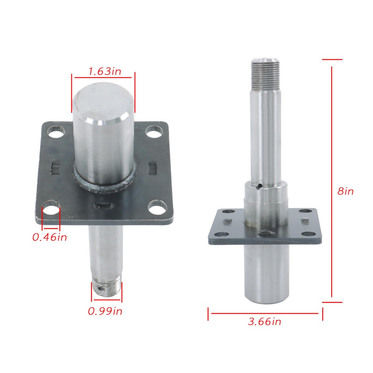 Bt16 Round Spindle With Fastening Accessories Replacement For 2000 Axles