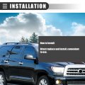 Below Headlight Extension Panel For Toyota Sequoia 2009 2018 Abs Plastic Black 53932 0c904 53931 2pcs 15 94 In X 4 45 1 77