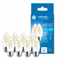 Ge Lighting 31525 Refresh Led Hd Light Bulbs Medium Base Clear 8 Count