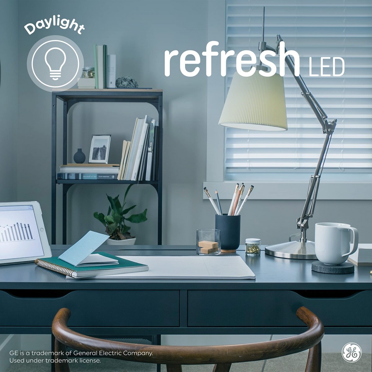 Ge Lighting 31525 Refresh Led Hd Light Bulbs Medium Base Clear 8 Count