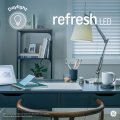 Ge Lighting 31525 Refresh Led Hd Light Bulbs Medium Base Clear 8 Count